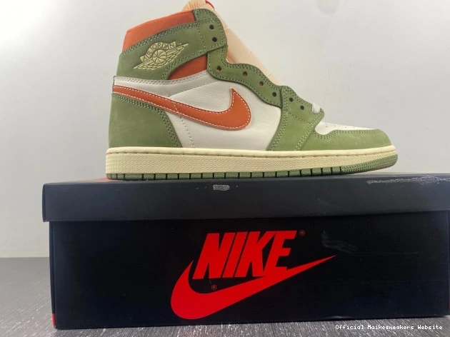 Official Maikesneakers Celadon 1 FB9934-300 Air Craft Jordan High OG 0814